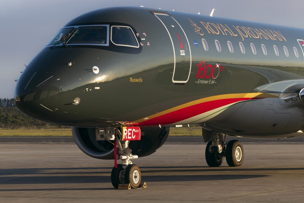 Royal Jordanian Airlines E190-E2 1800th