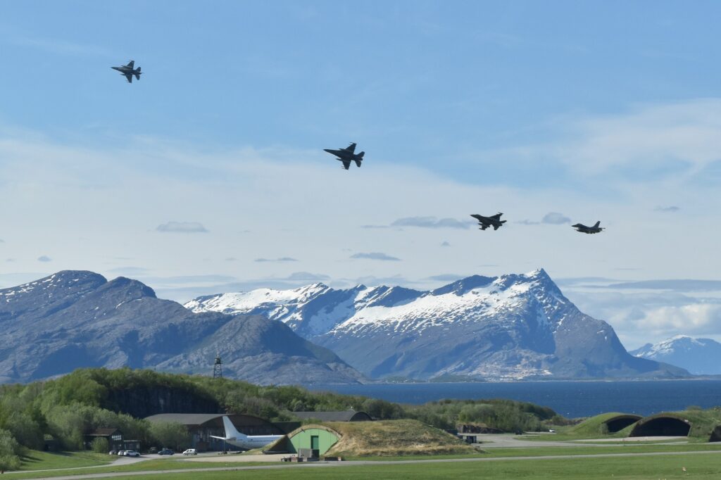 Royal Norwegian Air Force F-16 fighters