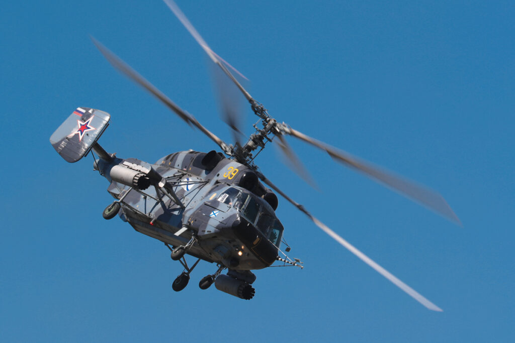 Russian Navy Ka-29 helicopter