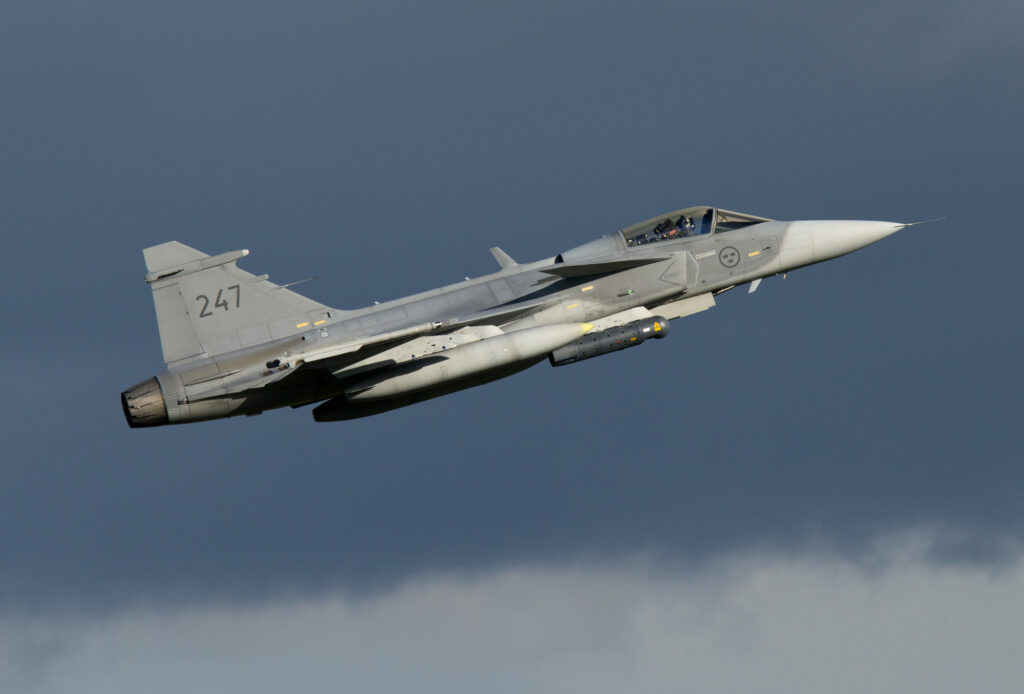 Saab JAS-39 Gripen fighter jet