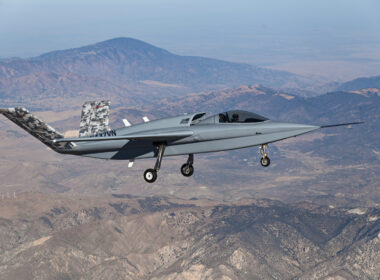 Scaled Composites Model 437 Vanguard maiden flight