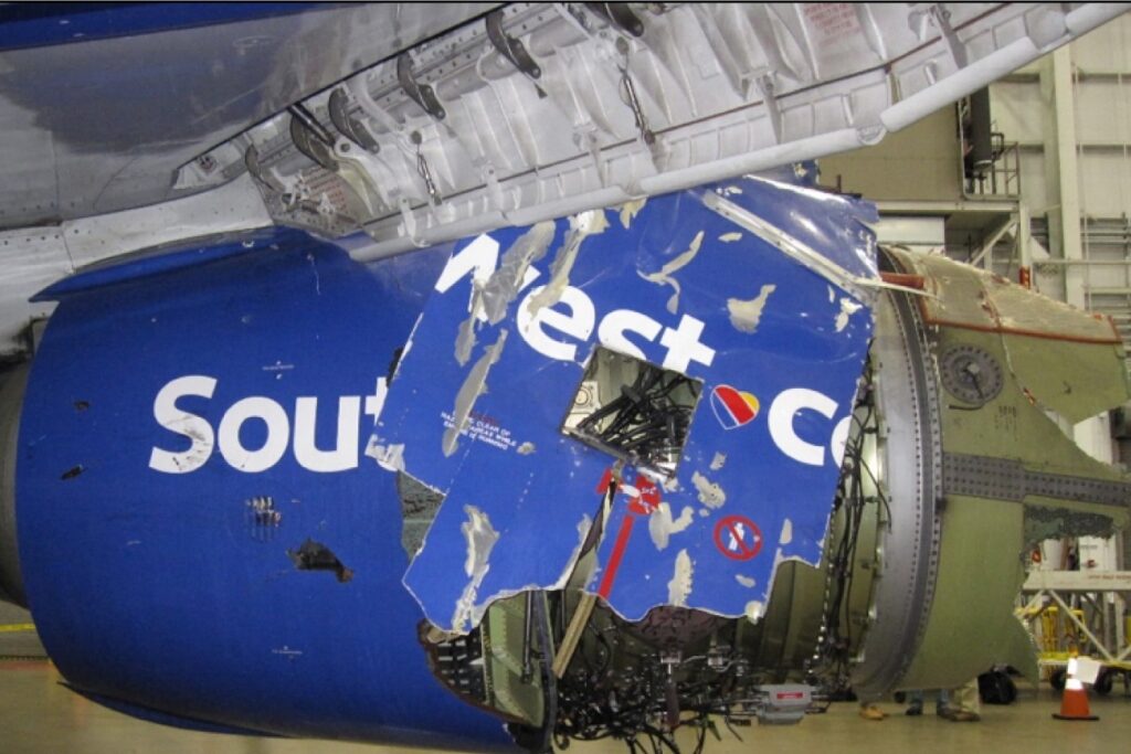 Southwest Airlines Flight 1380 engine