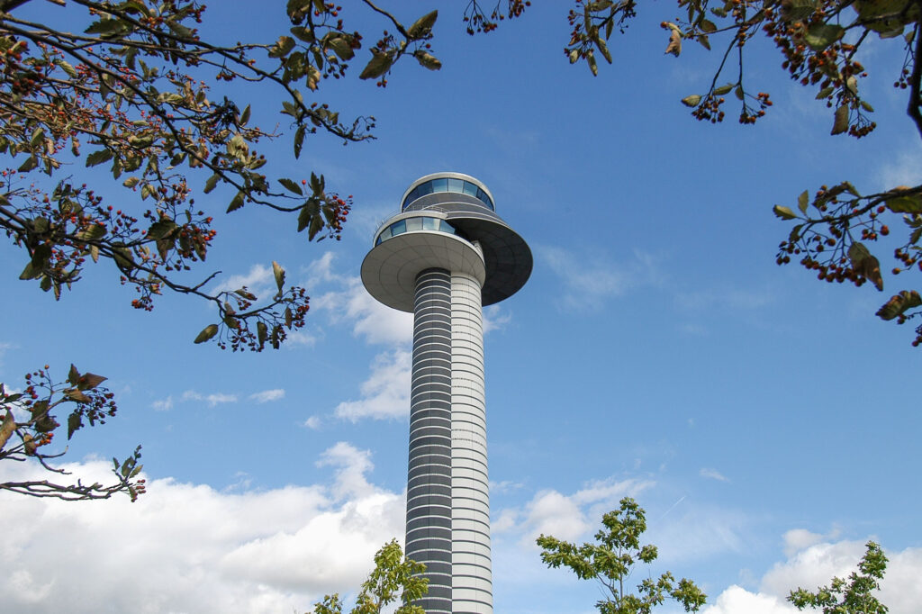 Traffic control tower at Stockholm Arlanda Airport