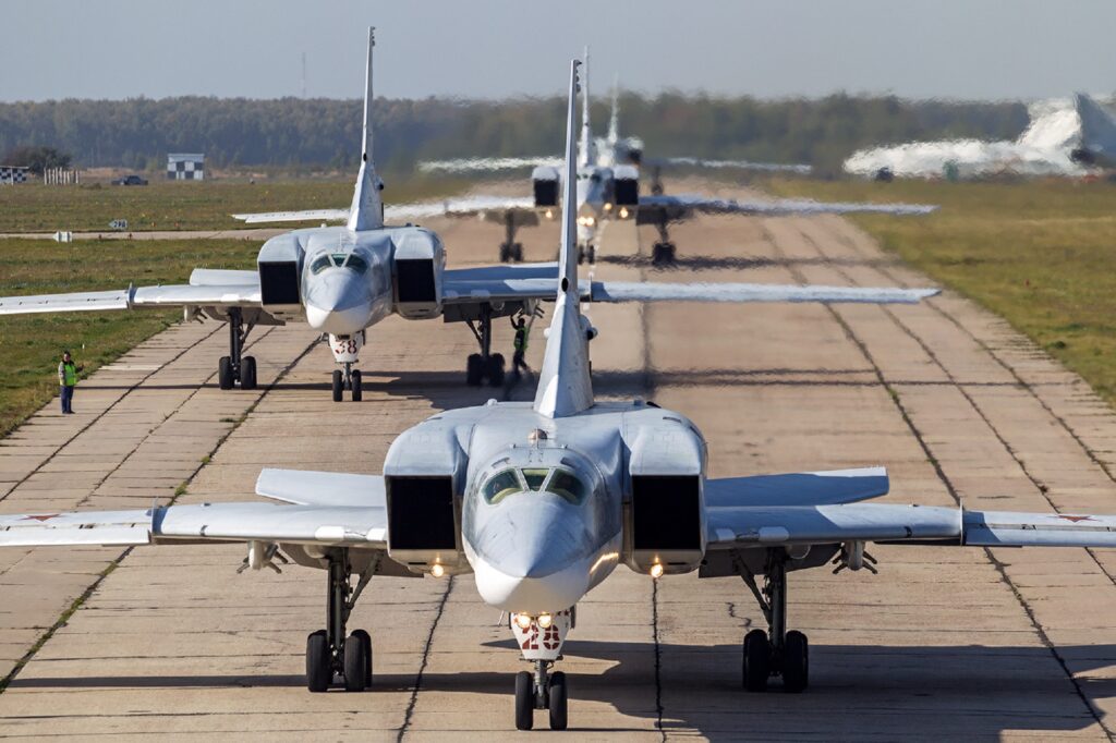 Tupolev Tu-22M3 strategic bombers