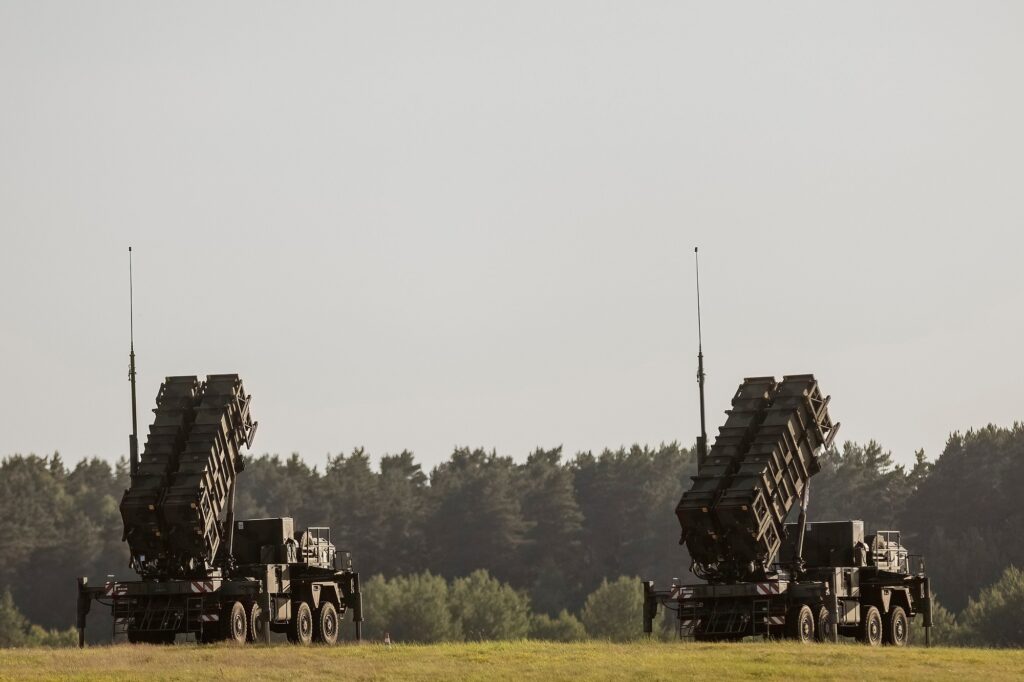 Two Patriot air defense systems deployed during NATO Summit 2023 in Vilnius