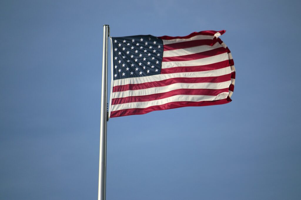 USA flag at Embassy