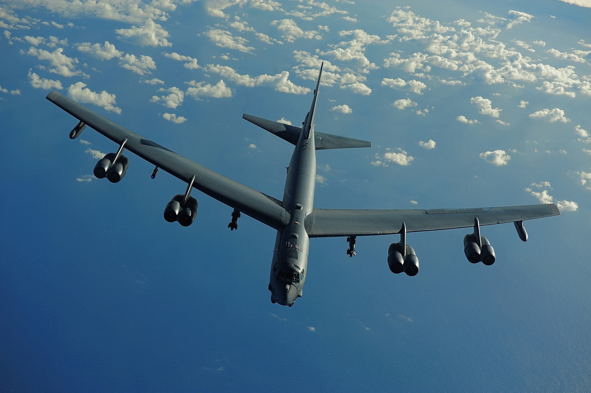 Russian Su 35 Fighter Intercepts Two US Air Force B 52 Bombers Over 