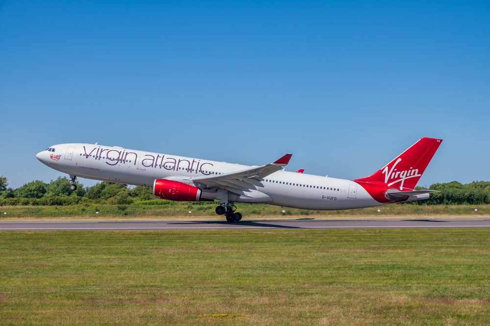 Manchester,,United,Kingdom,-,July,10th,,2022:virgin,Atlantic,Airbus,A330