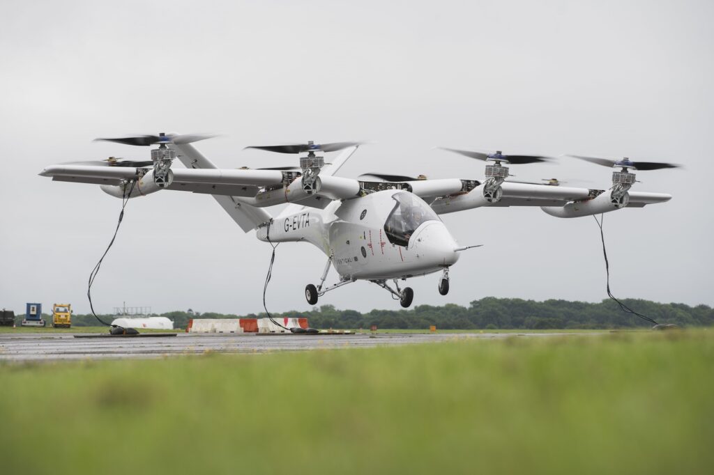 Vertical Aerospace eVTOL tethered flight