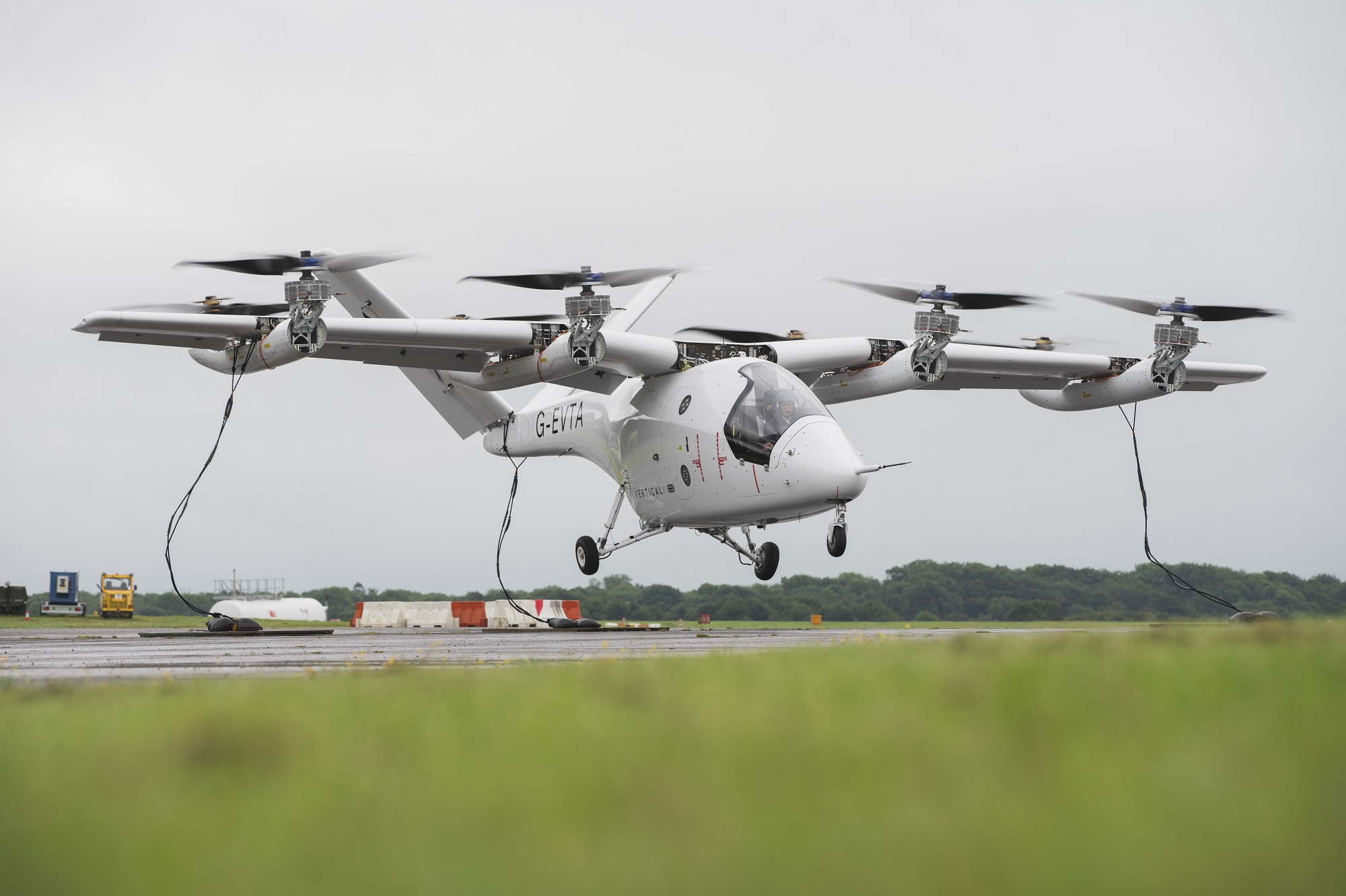 Vertical’s VX4 EVTOL Achieves First Tethered Piloted Flight