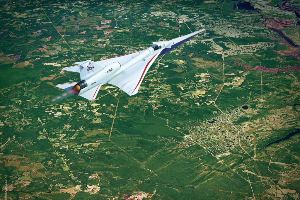 X 59 supersonic aircraft NASA