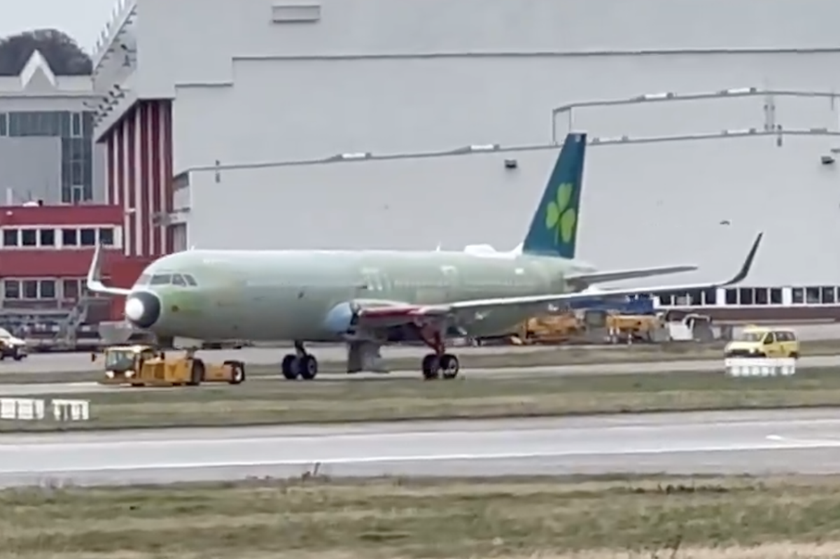 First A321XLR Painted In Partial Aer Lingus Livery: Video - AeroTime