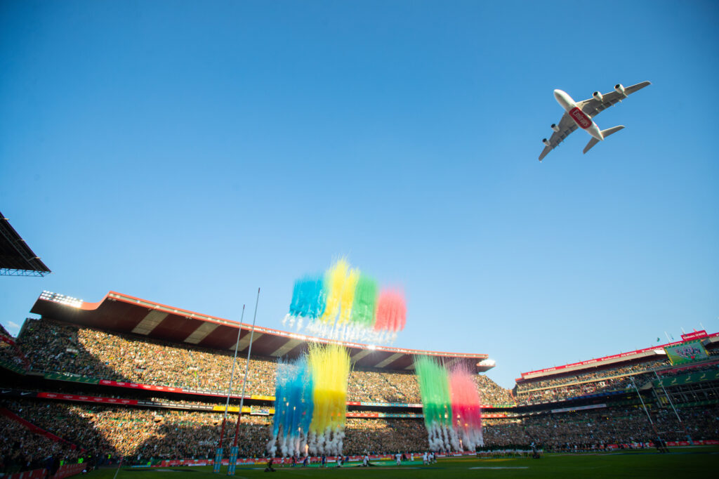 Airbus A380 flypast