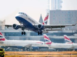 British Airways aircraft London City Airport