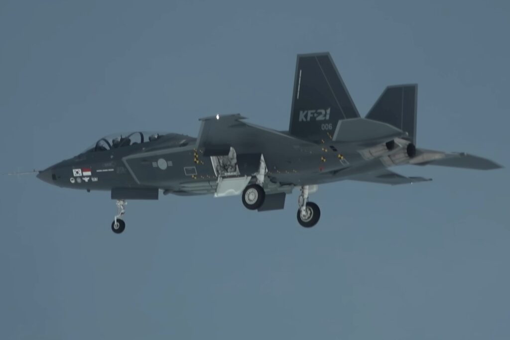 The sixth and final prototype of South Korea's fighter jet, the KF-21 Boramae