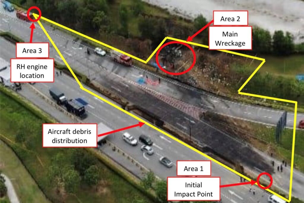 Malaysian private jet crash report