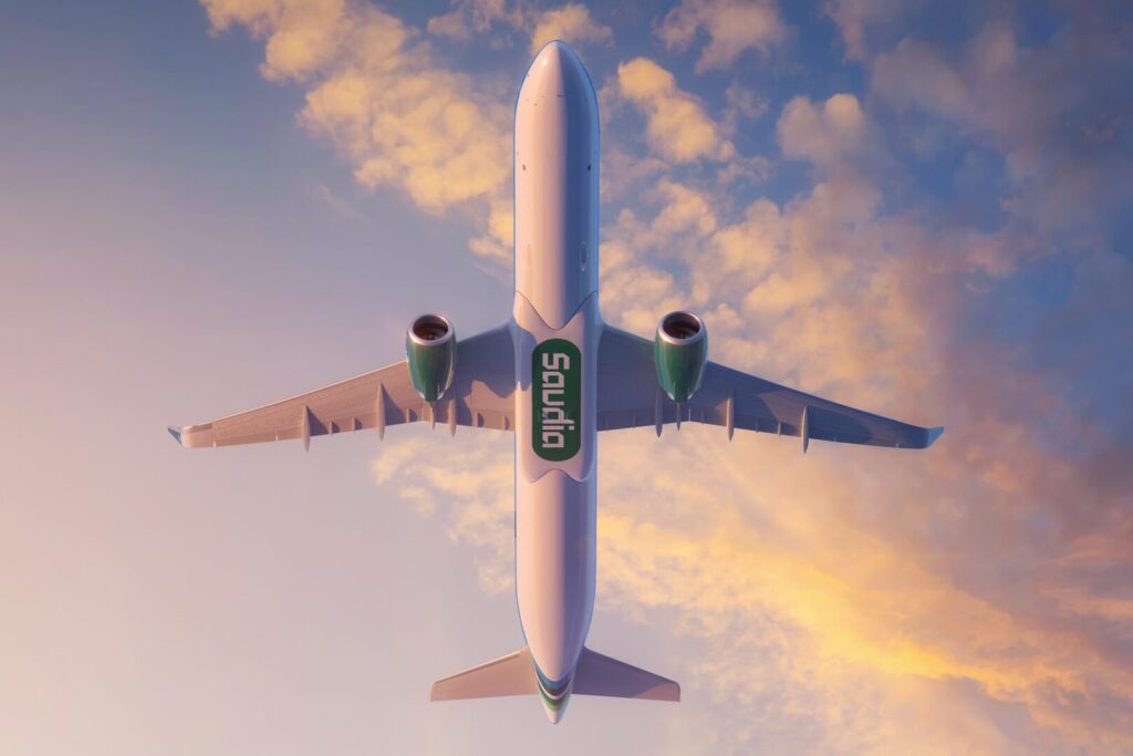 Saudias new aircraft livery