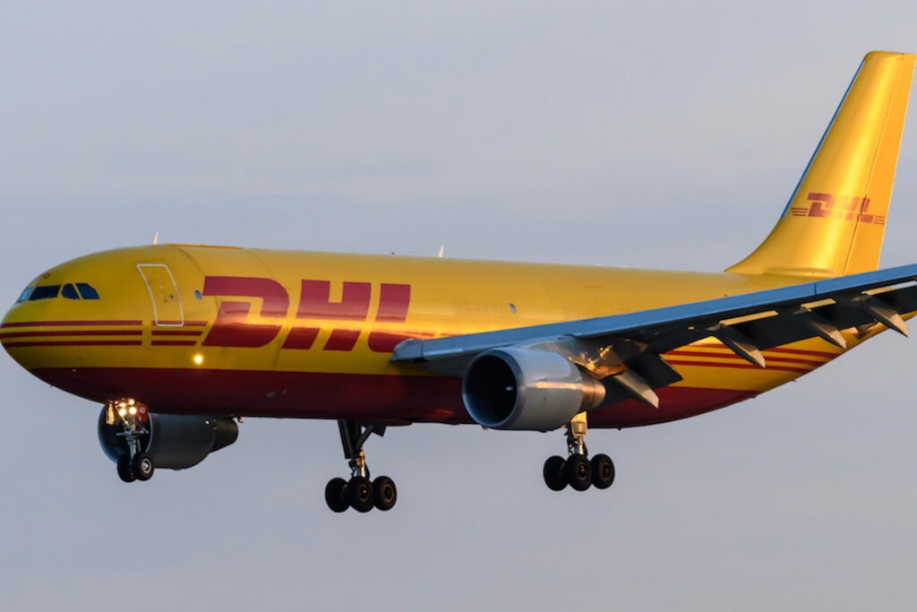 Heathrow,Airport,,London,,England,On,May,15,2018.,Dhl,Cargo