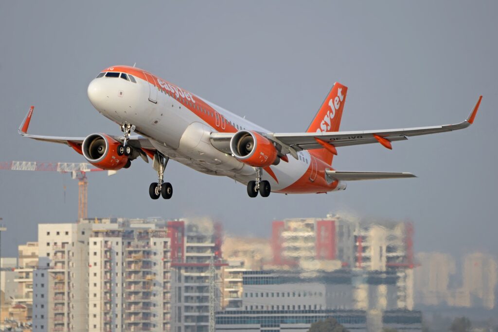 easyJet Airbus A320-200 aircraft