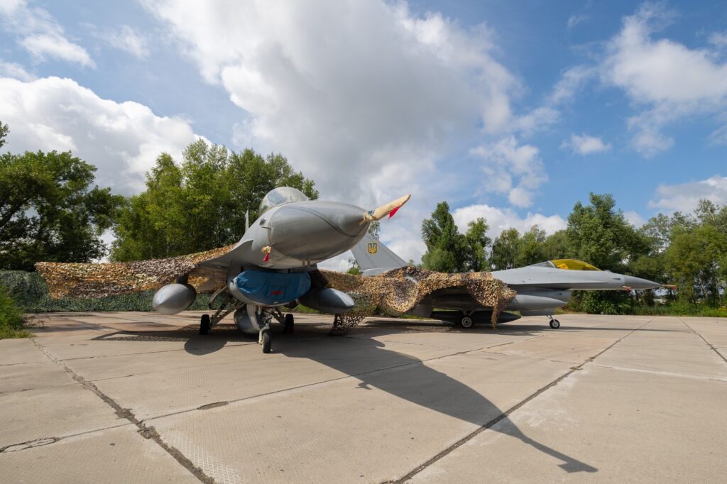 Ukraine's newly acquired F-16 jets