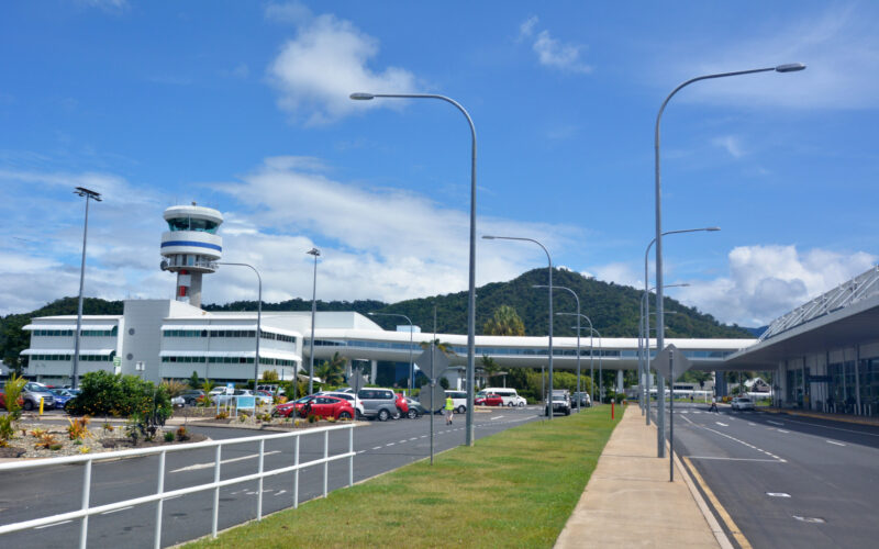 Cairns Airport control tower in Queensland