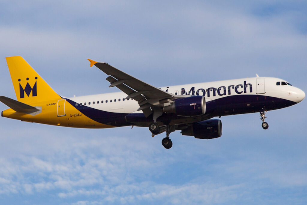 Barcelona,,Spain,-,June,12,,2016:,A,Monarch,Airlines,Airbus