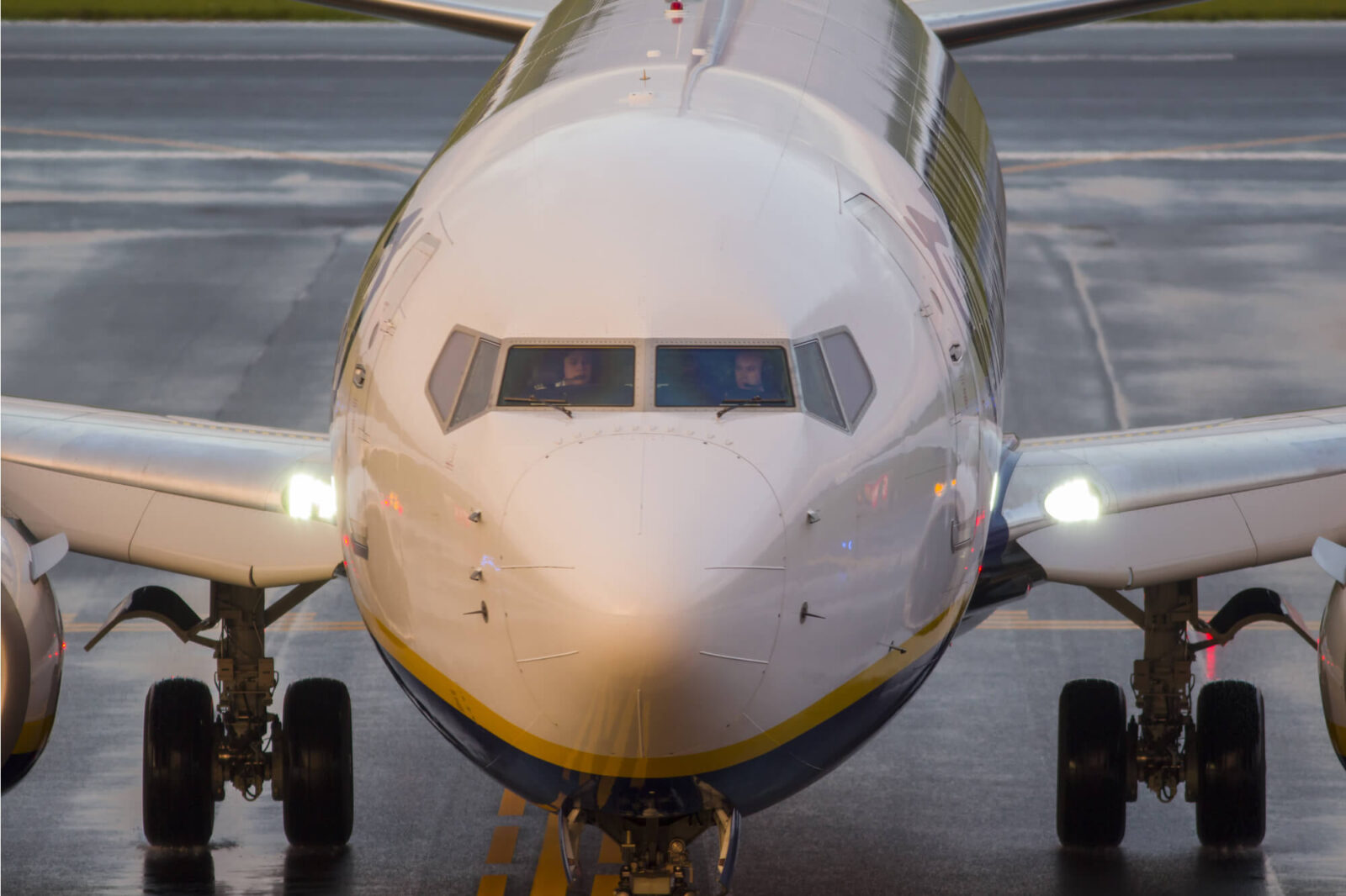 The Cockpit Of Ryanair Flight 4978 After It Landed In Vilnius